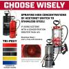 image:imageChapin 19494 Made in USA 35 Gallon TriPoxy Industrial Open Head Sprayer for Professional Concrete Applications Form Oils Construction with All Brass Components 35 gallons RedIndustrial Concrete
