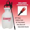 image:imageChapin 20541 Pump Sprayer 1Gallon Foaming Lawn amp Garden Translucent Poly Tank Adjustable Nozzles AntiClog Filter 12 Wand amp 34 Reinforced Hose for Weed Pest amp Fertilizer Applications1Gallon 2Pack