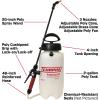 image:imageChapin 26021XP Made in USA 2Gallon HeavyDuty Compression Sprayer for Professional Use with 3 nozzles one Brass Pressure Relief Valve Comfort Grip Handle Translucent White2Gallon