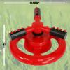 image:imageChapin 3 Arm Rotary Sprinkler Red Up to 40 ft Coverage Lawn Sprinkler Small Area Yards and Garden Watering
