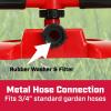 image:imageChapin 3 Arm Rotary Sprinkler Red Up to 40 ft Coverage Lawn Sprinkler Small Area Yards and Garden Watering
