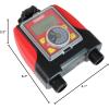 image:imageChapin 41003 Dual Zone Water Timer with Water Resistant Construction Numerous Options for Frequency of WateringDuration of Watering Settings and up to 116 PSI RedBlackDual Zone Timer with Digital Display