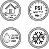 image:imageChapin 41003 Dual Zone Water Timer with Water Resistant Construction Numerous Options for Frequency of WateringDuration of Watering Settings and up to 116 PSI RedBlackDual Zone Timer with Digital Display