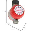 image:imageChapin 41004 Mechanical Water Timer Up to 120 Minutes of Watering for Lawn and Gardens Fits Standard Garden Hoses RedGrayMechanical Timer