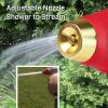 image:imageChapin 4600 Professional Heavy Duty Galvanized Steel 7way Spray Nozzle With Ergonomic Rubber Grip SilverRed2 x 2 x 6 inches