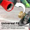 image:imageChapin 4608 Adjustable Cone Tip Garden Hose Spray Nozzle with Rear Trigger Grip Threaded Connection Fits Standard Garden Hose for Gardening Landscaping Watering and Outdoor Jobs RedBlack