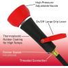 image:imageChapin 4697 Industrial High Flow Firefighter Style Garden Hose Nozzle Classic Fireman Style Grip Nozzle with Threaded Garden Hose Connection Adjustable Twist Nozzle Up to 250 PSI RedBlackFirefighter Style