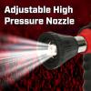 image:imageChapin 4697 Industrial High Flow Firefighter Style Garden Hose Nozzle Classic Fireman Style Grip Nozzle with Threaded Garden Hose Connection Adjustable Twist Nozzle Up to 250 PSI RedBlackFirefighter Water Cannon