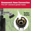 image:imageChapin 4984 TPost Impact Sprinkler 360 Degree Automatic Impact Sprinkler for Small Gardens and Lawns Up to 85ft Coverage Area Red