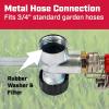 image:imageChapin 4991 Spike Impact Sprinkler 360 Degree Automatic Impact Sprinkler with Yard Spike for Gardens and Lawns Up to 85 ft Coverage Area Lawn Sprinkler Yards and Garden Watering Red