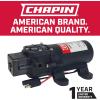 image:imageChapin 69217 12V70 GPM 60 PSI SelfPriming Diaphragm Water Pump for ATVs Marine Boating Water Supply Camping RV Recreation amp Boom Spray Systems10 GPM Standard