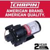 image:imageChapin 69217 12V70 GPM 60 PSI SelfPriming Diaphragm Water Pump for ATVs Marine Boating Water Supply Camping RV Recreation amp Boom Spray Systems30 GPM SelfPriming