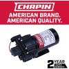 image:imageChapin 69217 12V70 GPM 60 PSI SelfPriming Diaphragm Water Pump for ATVs Marine Boating Water Supply Camping RV Recreation amp Boom Spray Systems50 GPM SelfPriming