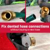 image:imageChapin 69457 Male and Female HeavyDuty Brass Hose Mender Coupling Fits 58 Inch and 34 Inch Garden Hose Repair Fitting Set of 2Female2pack