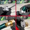 image:imageChapin 69457 Male and Female HeavyDuty Brass Hose Mender Coupling Fits 58 Inch and 34 Inch Garden Hose Repair Fitting Set of 2Female4pack