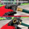 image:imageChapin 69464 Male Garden Hose QuickConnect Fittings Heavy Duty Valve Garden Hose Connector Set of 4Female4pack