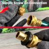 image:imageChapin 69464 Male Garden Hose QuickConnect Fittings Heavy Duty Valve Garden Hose Connector Set of 4Male2pack