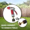 image:imageChapin 69464 Male Garden Hose QuickConnect Fittings Heavy Duty Valve Garden Hose Connector Set of 4MaleFemale2pack