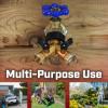image:imageChapin 69474 HeavyDuty Brass Hose Splitter Hose Connection Fits Standard Garden Hoses Brass Construction with ShutOff Valves YShaped LeakFree Dual Water Flow for Landscaping and Outdoor Use1Pack