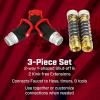 image:imageChapin 69482 Deluxe 2Way Shutoff Hose Connection with KinkFree Extensions Fits Standard Garden Hoses Metal and Plastic Construction with ShutOff Valves LeakFree Dual Water Flow12 inches Pack of 2