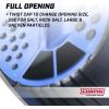 image:imageChapin 8740A 64Ounce Black Poly Hand Shaker Spreader for Turf Fertilizer Grass Seed Salt and Sand YearRound Use Large Grip Handle with 3 Openings for Pellets and Particles