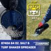 image:imageChapin 8740A 64Ounce Black Poly Hand Shaker Spreader for Turf Fertilizer Grass Seed Salt and Sand YearRound Use Large Grip Handle with 3 Openings for Pellets and Particles