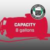 image:imageChapin 97084 Tank Sprayer 8Gallon Multipurpose ATV UTV ChemicalResistant Poly Tank 12V Hookup 1 GPM Diaphragm Pump Adjustable Nozzle amp 15Ft Hose for Fertilizer Weed amp PestTowBehind