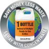 image:imageChapin International Chapin 62000 TreeTurf Pro Commercial Backpack Sprayer with Control Flow Valve Technology for Fertilizer Herbicides and Pesticides 4 gal Translucent White