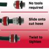 image:imageChapin International Chapin 69484 Male Garden ToolLess 2 Pack Mender Fitting for 5834 Standard Hose RedBlackMale