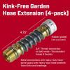 image:imageChapin International Chapin 69490 Kink Extensions 2 Pack Fits Standard Garden Hoses and Spigot Faucets Metal and Plastic Construction LeakFree for Landscaping and Outdoor Use4Pack