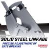 image:imageChapin USA 82400B Made in The USA 100pound Professional Rock Salt and Ice Melt Walk Behind Spreader Baffles 14 Tires T Handle Stainless Steel Frame Enclosed Gear Box Blue