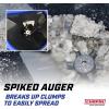 image:imageChapin USA 82400B Made in The USA 100pound Professional Rock Salt and Ice Melt Walk Behind Spreader Baffles 14 Tires T Handle Stainless Steel Frame Enclosed Gear Box Blue