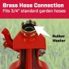 image:imageChapin Wheeled Impact Sprinkler 360 Automatic Up to 85 ft Coverage Red360 Degree Sprinkler