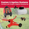 image:imageChapin Wheeled Impact Sprinkler 360 Automatic Up to 85 ft Coverage Red3Arm Rotary Sprinkler