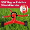 image:imageChapin Wheeled Impact Sprinkler 360 Automatic Up to 85 ft Coverage Red3Arm Rotary Sprinkler