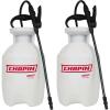 image:imageChapin 20541 Pump Sprayer 1Gallon Foaming Lawn amp Garden Translucent Poly Tank Adjustable Nozzles AntiClog Filter 12 Wand amp 34 Reinforced Hose for Weed Pest amp Fertilizer Applications1Gallon 2Pack