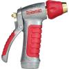 image:imageChapin 4600 Professional Heavy Duty Galvanized Steel 7way Spray Nozzle With Ergonomic Rubber Grip SilverRed2 x 2 x 6 inches