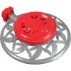 image:imageChapin 4998 8Pattern Metal Circle Sprinkler 360 Degree Sprinkler Head for Small Gardens and Lawns Up to 40 ft Coverage Area Lawn Sprinkler Small Area Yards and Garden Watering RedSilver