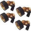 image:imageChapin 69450 Gooseneck Shut Off Hose Coupling Heavy Duty Brass Valve Garden Hose Connector Set of 24pack