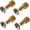 image:imageChapin 69470 Female Garden Hose Repair Connector with Clamps Hose Mender Fittings Set of 4Male4pack