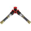 image:imageChapin 69482 Deluxe 2Way Shutoff Hose Connection with KinkFree Extensions Fits Standard Garden Hoses Metal and Plastic Construction with ShutOff Valves LeakFree Dual Water Flow12 inches