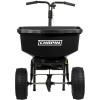 image:imageChapin 8303C Made in the USA 100 lb Contractor Turf Broadcast Spreader with Enclosed Gears System Rugged Powder Coated Steel Frame 12 Inch Tire Includes Rain Cover and Grate RedBlack