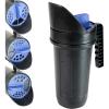 image:imageChapin 8740A 64Ounce Black Poly Hand Shaker Spreader for Turf Fertilizer Grass Seed Salt and Sand YearRound Use Large Grip Handle with 3 Openings for Pellets and Particles