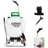 image:imageChapin International Chapin 62000 TreeTurf Pro Commercial Backpack Sprayer with Control Flow Valve Technology for Fertilizer Herbicides and Pesticides 4 gal Translucent White