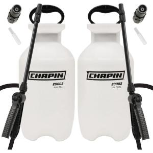 image:imageChapin 20004 Pump Sprayer 1Gallon SureSpray Translucent Tank with an Easy Fill FunnelTop Opening Adjustable Cone Nozzle amp 34 Long Reach Hose Used for Fertilizer Pesticides Weeds amp Pests2Gallon 2Value Pack