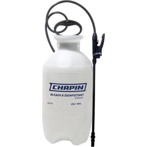 image:imageChapin 20075 Bleach Pump Sprayer 1Gallon Lawn amp Garden BleachResistant Poly Tank FunnelTop AntiClog Filter Adjustable Cone Nozzle 40 Hose for Cleaning Mold amp Disinfecting Applications2Gallon