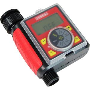image:imageChapin 41004 Mechanical Water Timer Up to 120 Minutes of Watering for Lawn and Gardens Fits Standard Garden Hoses RedGraySingle Zone Timer with Digital Display