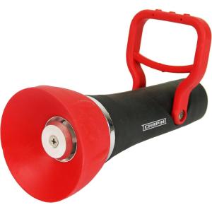 image:imageChapin 4697 Industrial High Flow Firefighter Style Garden Hose Nozzle Classic Fireman Style Grip Nozzle with Threaded Garden Hose Connection Adjustable Twist Nozzle Up to 250 PSI RedBlackFirefighter Style