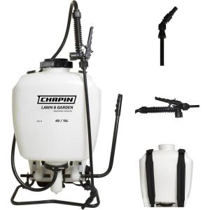image:imageChapin 60114 Backpack Sprayer 4Gallon Pump Sprayer Translucent Poly Tank 3Stage Filtration Adjustable Poly Cone Nozzle amp 20 Wand for Lawn amp Garden Weed Pest amp Fertilizer ApplicationsSprayer