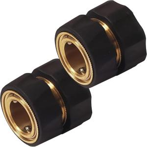 image:imageChapin 69464 Male Garden Hose QuickConnect Fittings Heavy Duty Valve Garden Hose Connector Set of 4Female2pack
